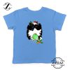 Little Tuxedo Kitten Kids T-shirt Christmas Ugly Youth Shirt Size S-XL Light Blue