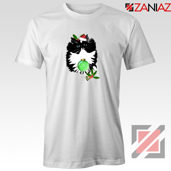 Little Tuxedo Kitten T-Shirt Christmas Ugly T-Shirt Size S-3XL White