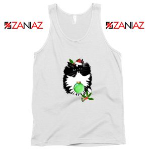 Little Tuxedo Kitten Tank Top Christmas Ugly Tank Top Size S-3XL White
