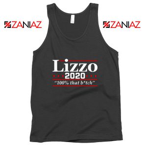 Lizzo 2020 100% That Btch Tank Top American Singer Tank Top Black