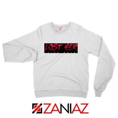 Lost Her Music Sweatshirt Juice Wrld Hip Hop Sweatshirt Size S-2XL White