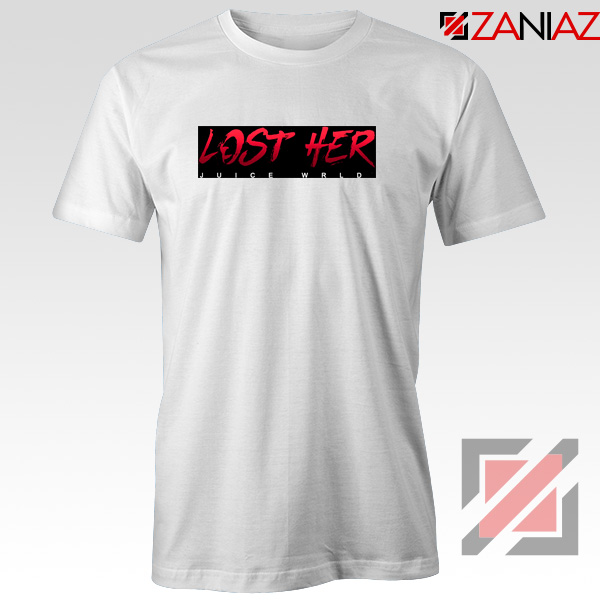 Lost Her Music T-Shirt Juice Wrld Hip Hop Tee Shirt Size S-3XL White