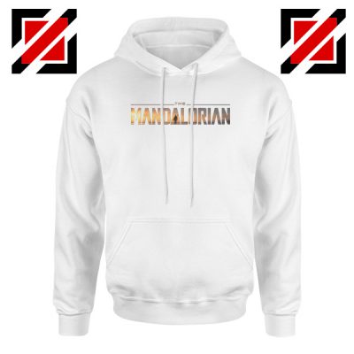 Mandalorian Logo Hoodie Star Wars Best Hoodie Size S-2XL White