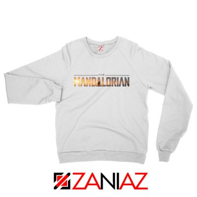 Mandalorian Logo Sweatshirt Star Wars Best Sweatshirt Size S-2XL White