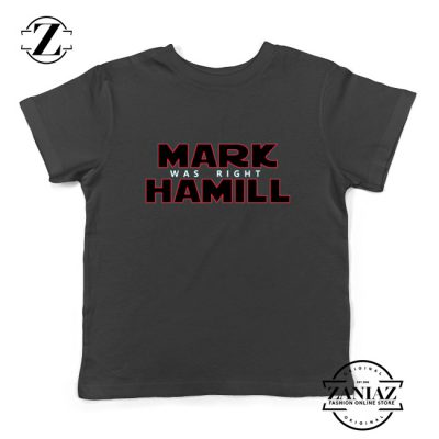Mark Hamill Youth Shirt Star Wars Best Gift Kids T-Shirt Size S-XL Black