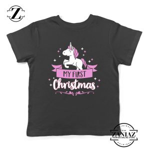 My First Christmas The Unicorn Kids T-Shirt