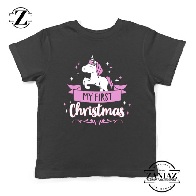 My First Christmas The Unicorn Kids T-Shirt