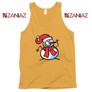 Funny Happy Naughty Snowman Christmas Tank Top