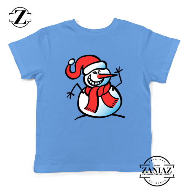 Naughty Snowman Dance Winter Kids T-Shirt