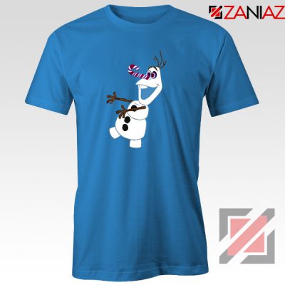 Olaf I'm On a Mission T-Shirt Disney's Frozen T-Shirt Size S-3XL Blue