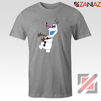 Olaf I'm On a Mission T-Shirt Disney's Frozen T-Shirt Size S-3XL Sport Grey