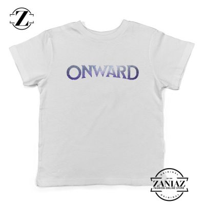 Onward Logo Kids T-Shirt Disney Film Best Youth Shirts Size S-XL White
