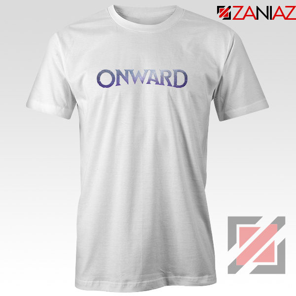 Onward Logo Tee Shirt Disney Film T-Shirt Size S-3XL White