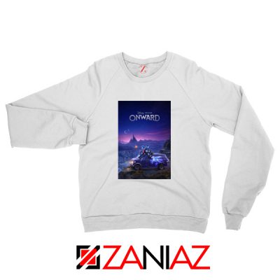 Onward Poster Sweatshirt Walt Disney Studio Sweatshirt Size S-2XL White