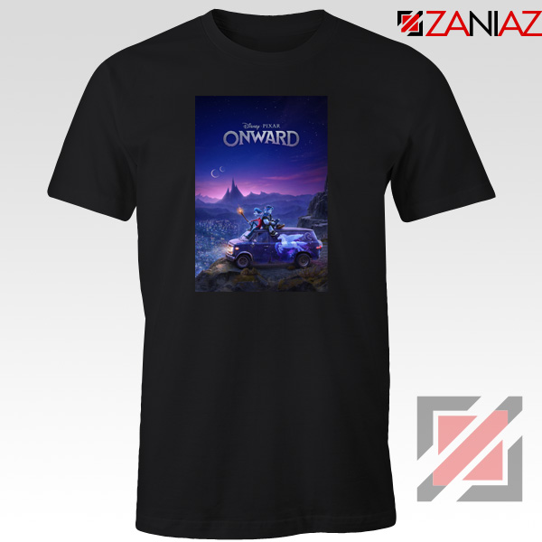 Onward Poster T-Shirt Walt Disney Studio T-Shirt Size S-3XL