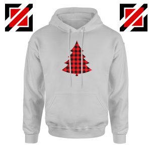 Red Buffalo Plaid Christmas Tree Hoodie