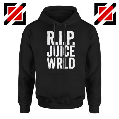 RIP Juice Wrld Red Hoodie Cheap Musician Hoodie Size S-2XL Black