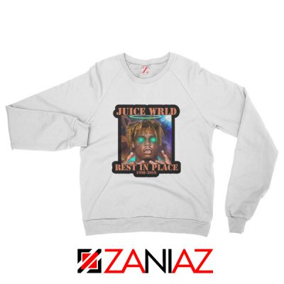 Rap Lovers Music Sweatshirt Best Juice Wrld Sweatshirt Size S-2XL White