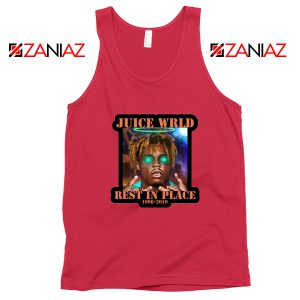 Rap Lovers Music Tank Top Best Juice Wrld Tank Top Size S-3XL Red
