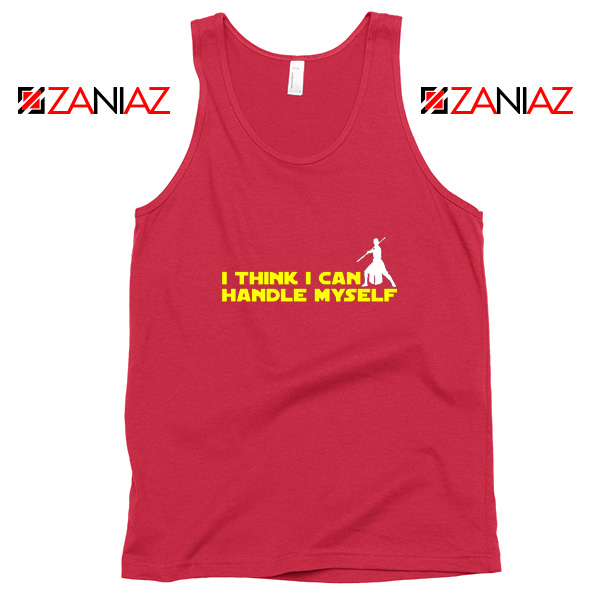 Rey Star Wars Tank Top I Think I Can Handle Myself Tank Top Red