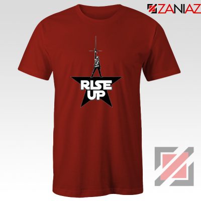 Rise Up T-Shirt Star Wars The Rise of Skywalker Tee Shirt Size S-3XL Red