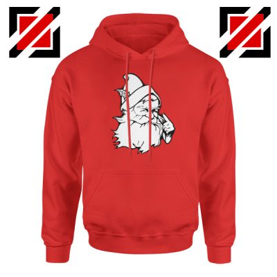 Santa Claus Face Hoodie Funny Christmas Best Hoodie Size S-2XL Red