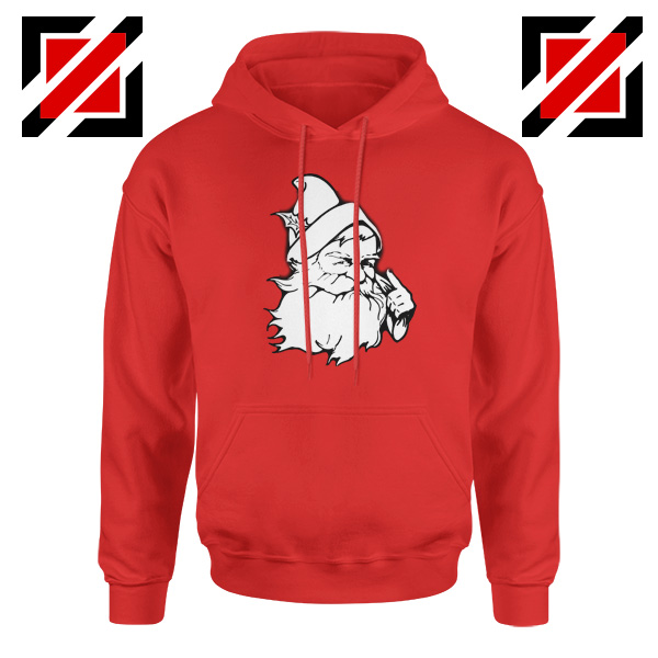 Santa Claus Face Hoodie Funny Christmas Best Hoodie Size S-2XL Red