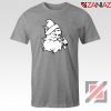 Santa Claus Face T-Shirt Funny Christmas Tee Shirt Size S-3XL Sport Grey