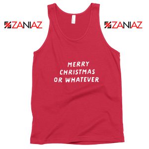 Sarcastic Christmas Tank Top Merry Christmas Tank Top Size S-3XL Red