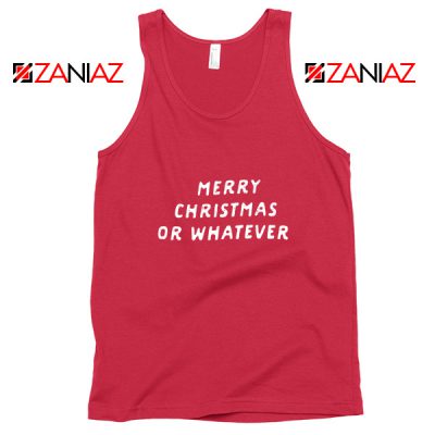 Sarcastic Christmas Tank Top Merry Christmas Tank Top Size S-3XL Red