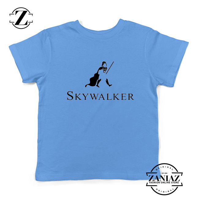 Skywalker Father Kids T-Shirt Star Wars Skywalker Youth Shirts Size S-XL Light Blue