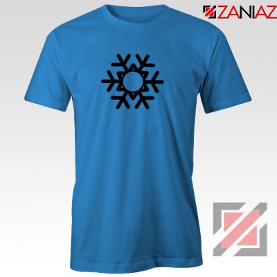 Snowflake Tee Shirt Ugly Christmas Gift T-Shirt Size S-3XL Blue