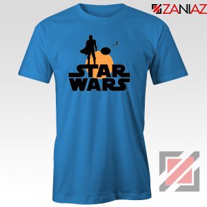 Star Wars Mandalorian T-Shirt Gifts Film Tee Shirt Size S-3XL Blue
