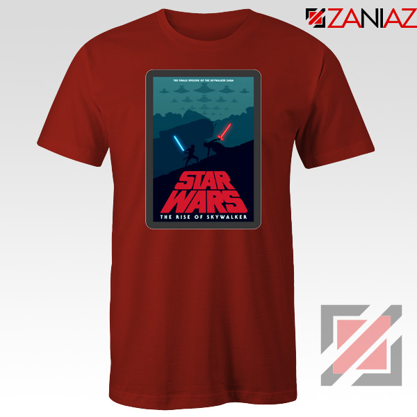 Star Wars Retro T-Shirt The Rise Of Skywalker Tee Shirt Size S-3XL Red