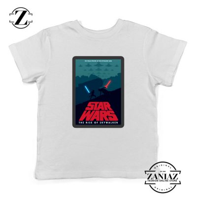 Star Wars Retro Youth T-Shirt The Rise Of Skywalker Kids Shirts White