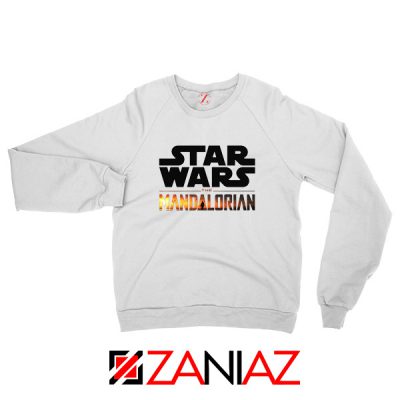Star Wars The Mandalorian Sweatshirt American TV Series Size S-2XL White