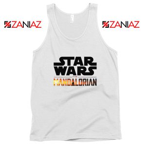 Star Wars The Mandalorian Tank Top American TV Series Size S-3XL White