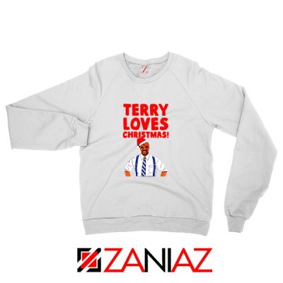 Terry Jeffords Christmas Sweatshirt Brooklyn Nine Nine Sweatshirt White
