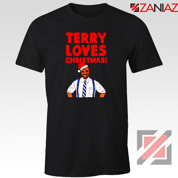 Terry Jeffords Christmas T-Shirt Brooklyn Nine Nine Tee Shirt Size S-3XL Black