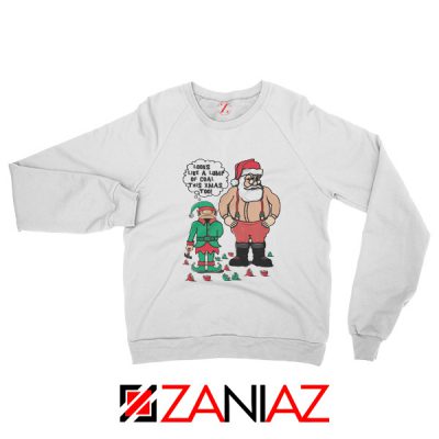The Lump of Coal Sweatshirt Ugly Christmas Best Sweatshirt Size S-2XL White