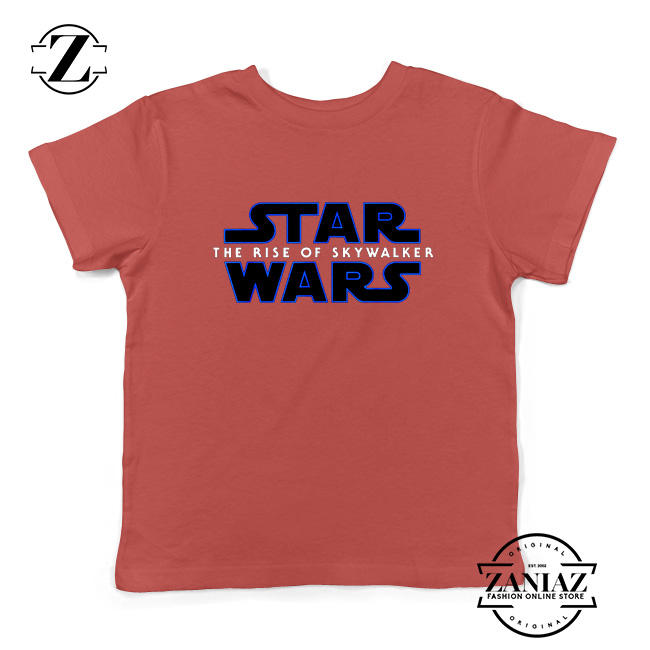 The Rise of Skywalker Movie Kids Shirts Star Wars Youth T-Shirt Red
