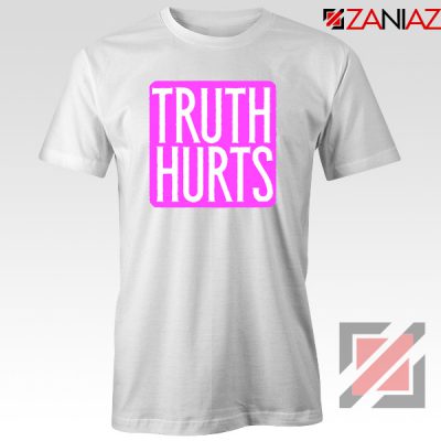 Truth Hurts Lyrics T-Shirt Lizzo Singer Woman Tee Shirt Size S-3XL White