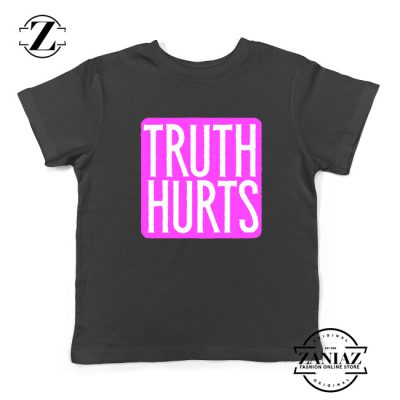 Truth Hurts Lyrics Youth Shirts Lizzo Singer Kids T-Shirt Size S-XL Black