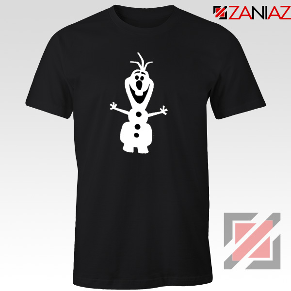 Warm Hug T-Shirt Olaf Disney's Frozen Tee Shirt Size S-3XL Black