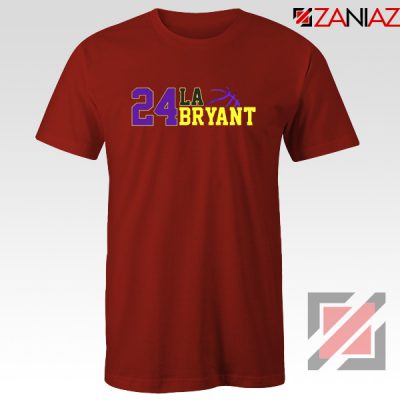 24 Lakers Kobe Red Tee Shirts