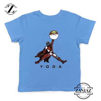 Air Jordan Kids Tshirt Air Yoda The Mandalorian Youth Tee Shirts S-XL