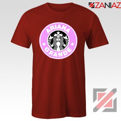 Ariana Grande Starbucks Red Tshirt