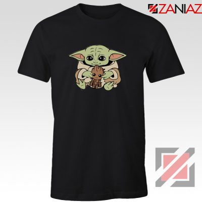 Baby Yoda Baby Groot Tshirt Gifts Disney Tee Shirts S-3XL