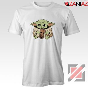 Baby Yoda Baby Groot White Tshirt