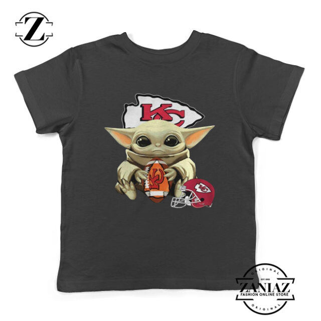 Baby Yoda Kansas Chiefs Kids Tee